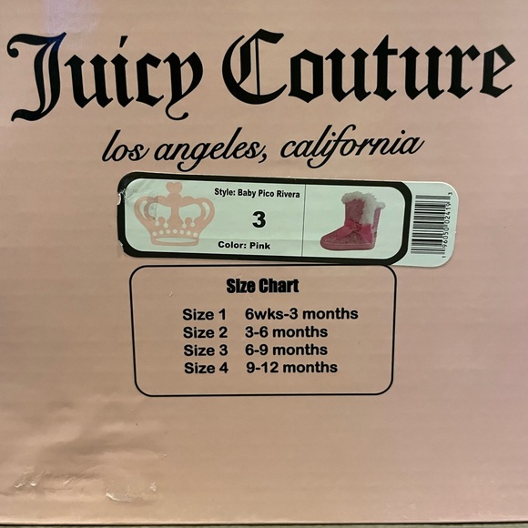 Baby Juicy Couture pink size 3/4 - Picture 3 of 4